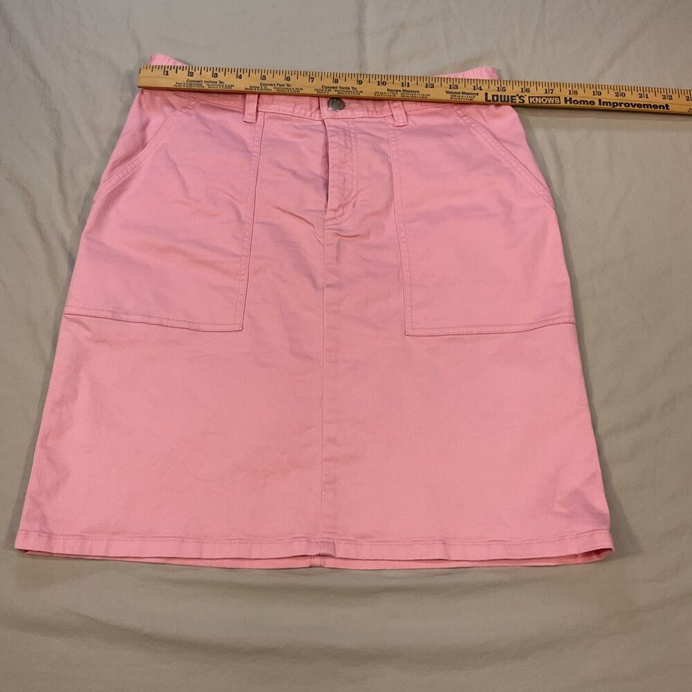 Ralph Lauren Pink Cotton Stretch Skirt Women’s Size 6 Preppy Casual Resort Golf - Picture 10 of 13